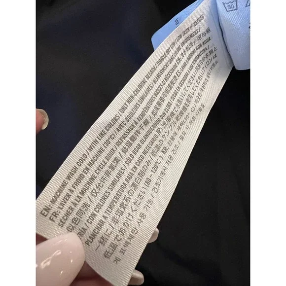 Abercrombie & Fitch Asymmetrical Black Layered Sheer One Shoulder Dress - Picture 8 of 8